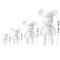 DIY CREATE YOUR OWN UNIQUE ACRYLIC FLUID POURING PAINT MONEY SAVING BEAR (13 inch - 33 cm) COMPLETE SET, Colors: White, Light-Pink, Silver, Light-Blue, Gold, Fun Creative Gift