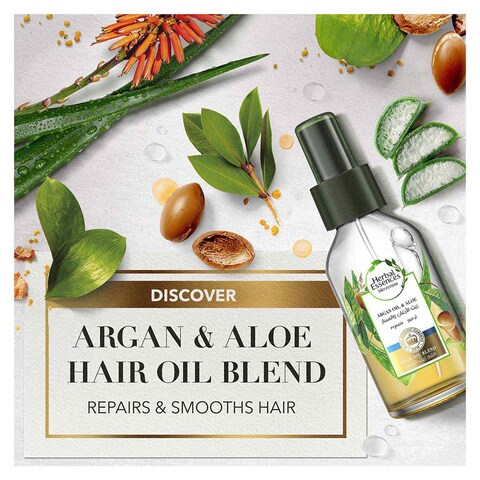 Herbal Essences Hair Oil Blend with Argan Oil and Aloe Vera - 100 ml