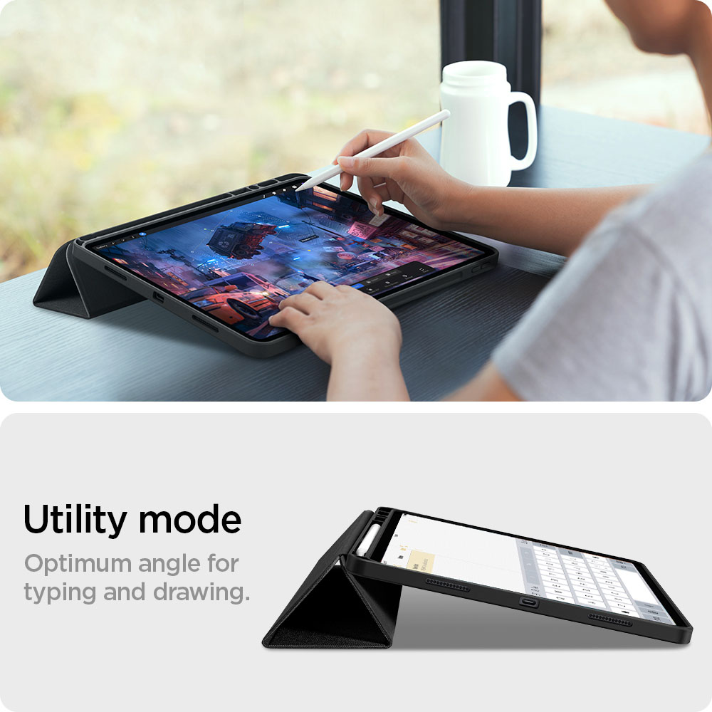 Spigen Urban Fit designed for iPad Pro 12.9 inch case cover (2021) - Black