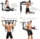 YALLA HomeGym Heavy Duty Pull Up Bar, Multi Grip Wall Mounted Pull Up Bar, Chin-Up Station