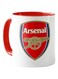 One Piece Printed Arsenal Fc Mug White &amp; Red 11Ounce