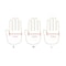 Generic-Powder Free Disposable Plastic Gloves for Lip Eyebrow Tattoo Piercing Use