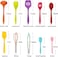 10pcs Kitchen Utensil Set, Silicone Heat Resistant Kitchen Cooking Utensils Baking Tool Tongs ladle Gadget(Multicolour)