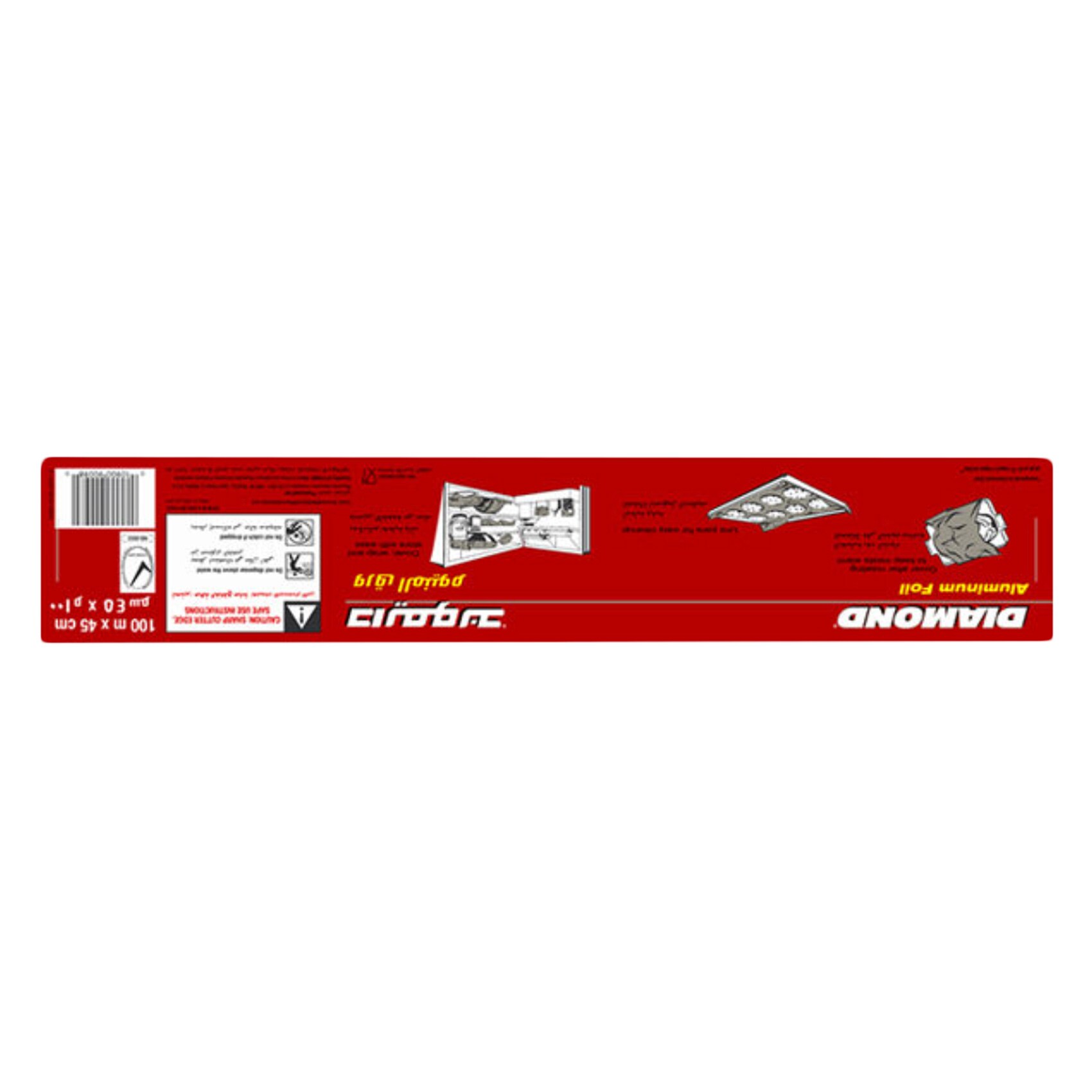 Diamond Aluminium Foil Extra Wide 100m x 45cm 6 Pieces product thumbnail 2
