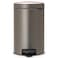 Brabantia NewIcon Pedal Bin (34 x 25 x 41 cm, Platinum)