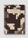 Lowha Spiral Notebook With 60 Sheets And Hard Paper Covers With Dessert Camouflage Design, For Jotting Notes And Reminders, For Work, University, School