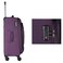 Eminent Expandable Luggage Trolley Bag Soft Suitcase for Unisex Travel Polyester Shell Lightweight with TSA lock Double Spinner Wheels E777SZ Large Checked 28 Inch Purple