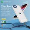 Amazing Thing Titan PRO Drop Proof designed for iPhone SE 3 (2022) Crossbody case cover - Clear with Blue Lanyard