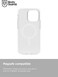 BodyGuardz Ace Pro designed for iPhone 15 PRO case cover with 18 feet Drop Protection compatible with MagSafe with Lanyard - Clear/White