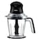 Mienta Fusion Mini Chopper - 1.5 Liter - Black - CH23228A