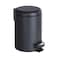 Wenko Leman Pedal Bin (3 L, 22.5 x 17 cm, Black)