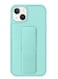 Zolo Finger Grip Holder and standing cover with Car Magnetic Multi-function Shockproof Protective Case Cover For iphone 14 Max Aqua Green