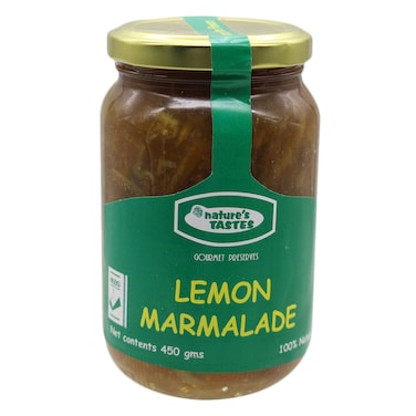 Nature&#39;s Tastes Lemon Marmalade 450G