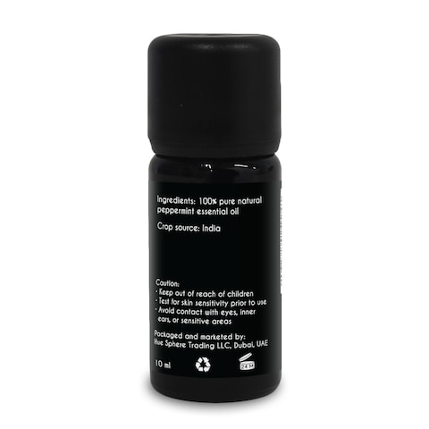 Aroma Tierra - Peppermint Essential Oil - Aroma Tierra - 100% Pure &amp; Natural - 10Ml
