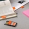 Postit Flags Orange 1Inch Wide 50Dispenser 1DispenserPack