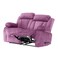 إن هاوس كرسي استرخاء مزدوج منجد بالمخمل - بنفسجي فاتح - NZ50