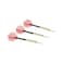 Supreme Sports Flocked Dartboard with Darts Multicolour 18inch 7 PCS