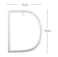 LED Neon Flex Letter Light D 30x19cm