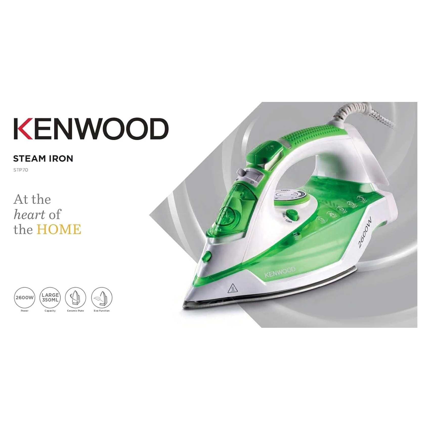 Kenwood 2600W Steam Iron STP70 2 Kenwood 2600W Steam Iron STP70