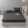 Luna Home-Queen Size 3 Piece Set, Bedsheet with 2 Pillow Cases, Black Color