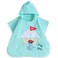 Milk&amp;Moo Sailor Octopus Kids Poncho, %100 Cotton, Hooded Beach Towels for Kids, Open Sided, Ultra Soft and Absorbent, Fun Animal Design, Surf Poncho, One Size, 22,5x24 inch (57x61 cm), Blue