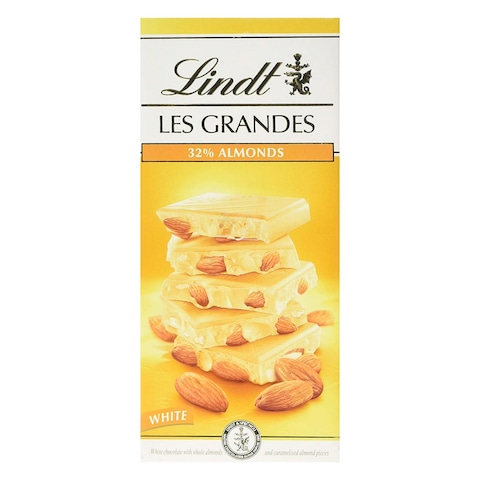 Lindt Les Grandes White Almond Chocolate 150g