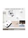 Sunshine - 6-Piece Ultrasonic Pest Repeller Set White 4inch