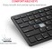 Trands Kb523 Mini Wireless Keyboard, Black