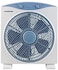 Olsenmark 12" Box Fan- OMF1723  High Performance Fan with 3-Speed Controls and 5 Leaf Blades  Efficient Cooling with 60 Minute Timer  High Performance 50W Copper Motor for High Speed Wind  2