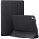 Ntech iPad 10.2 8th Gen 2020 / 7th Generation 2019 With Pencil Holder Flexible Soft Tpu Back Cover Ultra Slim Lightweight Stand Protective Case For Apple iPad 8/7 -Black