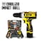 ROXON Premium Quality Cordless Impact Drill. Li-ion Battery / 12V / 1300mAh / 220-240V / 50-60Hz With 59 Pcs Tools Box - RX12VCD