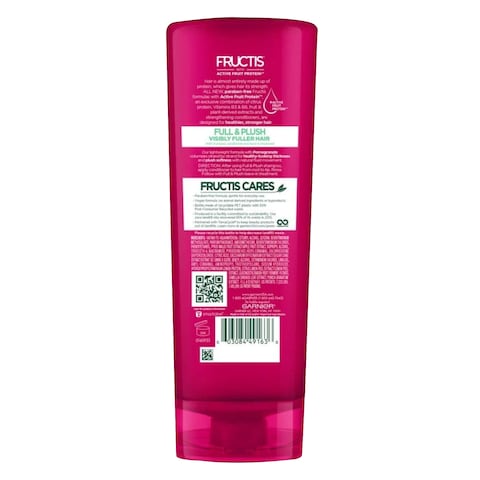 Garnier Fructis Full And Plush Conditioner 354ml