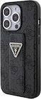CG Mobile Guess Gripstand PU Leather Case For iPhone 15 Pro (Black)