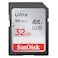 SanDisk Ultra Class 10 SDHC-I 32GB Memory Card Black
