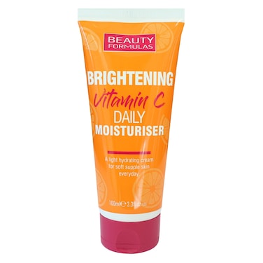 بيوتي فورمولاز مرطب للإستعمال النهاري بفيتامين سي لتفتيح البشرة 100 ملل - برتقالي