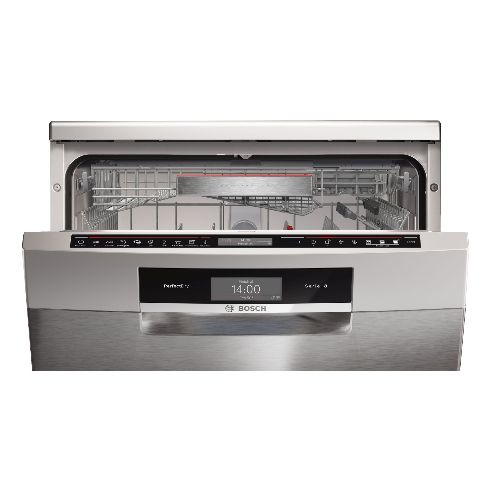 Bosch Series 8 Free-Standing Dishwasher SMS8ZDI86M Silver Inox 60cm