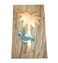 Wooden Plaque Coconut Palm Tree and Flamingo Design with LED Lights 25x15cm