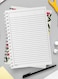 Lowha Spiral Notebook With 60 Sheets And Hard Paper Covers With Berries Design, For Jotting Notes And Reminders, For Work, University, School
