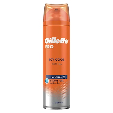 Gillette Pro Icy Cool Menthol Shave Gel - 200 Ml
