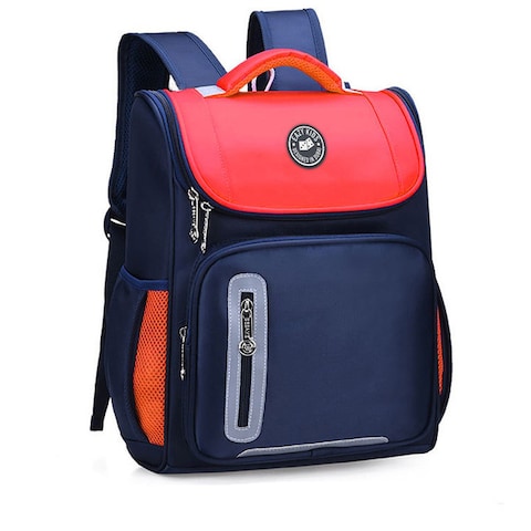 Eazy Kids Panda School Bag-Red blue