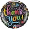 Qualatex Thank You Chalkboard Round Foil Balloon- 18-Inch Size