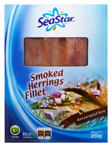 Sea Star Smoked Herrings Fillet - 250 gram
