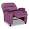إن هاوس كرسي استرخاء سينمائي ثابت منجد بالمخمل مع حامل أكواب - بنفسجي فاتح - NZ70