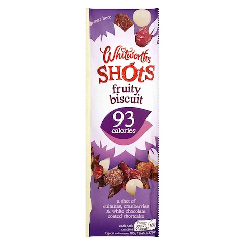 Whitworths Shots Fruity Biscuit 25g