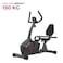 YALLA HomeGym Recumbent Exercise Bike with 8 Manual Resistance Levels, Easy Adjustable Seat, 4 KG Magnetic Flywheel with LCD Display, Anti-Slip Pedals &amp; Foot Straps