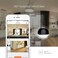 EZVIZ C6TC, 1080p WiFi Smart Home Security Camera, Surveillance Camera with Motion Tracking, 360&deg; Rotating, Two-Way Talk, Brilliant Night Vision - White