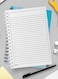 Lowha Spiral Notebook With 60 Sheets And Hard Paper Covers With Abstract Blue Texture Design, For Jotting Notes And Reminders, For Work, University, School
