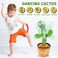 Sky-Touch Dancing Cactus Plush Toy USB Charging, Sing 120 Songs, Recording, Repeat What You Say And Glowing, Fun Toy Gifts For Boys And Girls