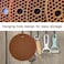 Silicone Trivets Mat Set of 2 Multi Purpose Drying Mats, Heat Resistant to 464&deg;F, Non-Slip, Waterproof, Flexible, Durable, Dishwasher Safe (Brown)