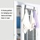 Webi Over The Door Hook Door Hanger:Over The Door Towel Rack With 6 Hooks For Hanging Coats, Door Towel Hanger Door Coat Hanger Over Door Coat Rack For Towels, Clothes, Back Of Bathroom, Silver